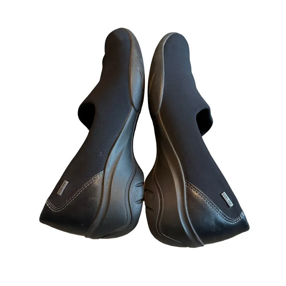 Ecco Rise Pull-On Comfort Shoes Gore Tex Stretch Casual Everyday Size 38 7.5